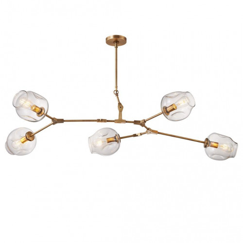 подвесная люстра newport 5905/c латунь в Нижневартовске