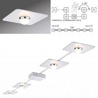 потолочный светодиодный светильник paulmann padled 95075 в Нижневартовске