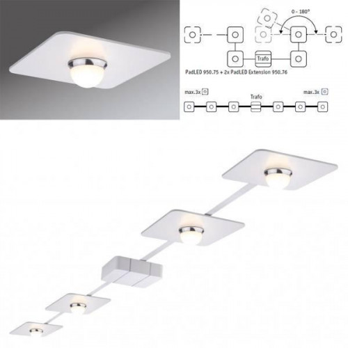 потолочный светодиодный светильник paulmann padled 95075 в Нижневартовске
