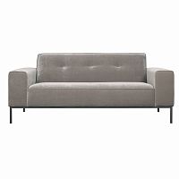 диван ville двухместный прямой светло-серый в Нижневартовске