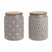 банки с крышкой, набор 2 шт. бежевого цвета в Нижневартовске