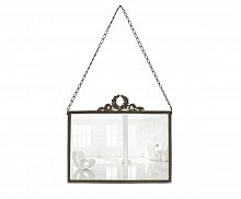 зеркало прямоугольное подвесное настенное бронза papillon в Нижневартовске