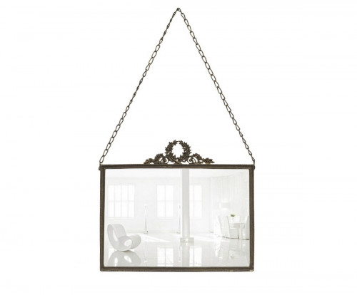 зеркало прямоугольное подвесное настенное бронза papillon в Нижневартовске