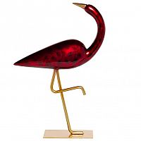 статуэтка журавль бордовая 23х10х40 в Нижневартовске