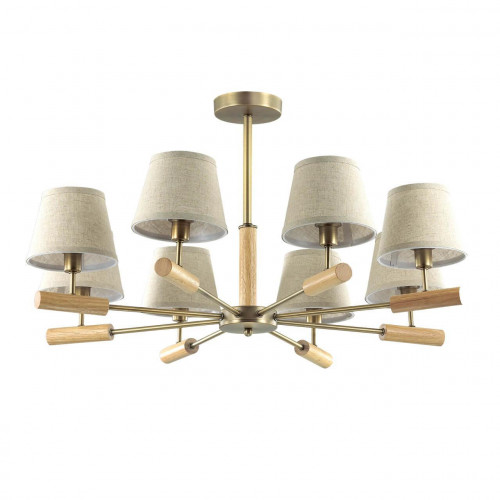 потолочная люстра lumion robin 3703/8c бежевая в Нижневартовске