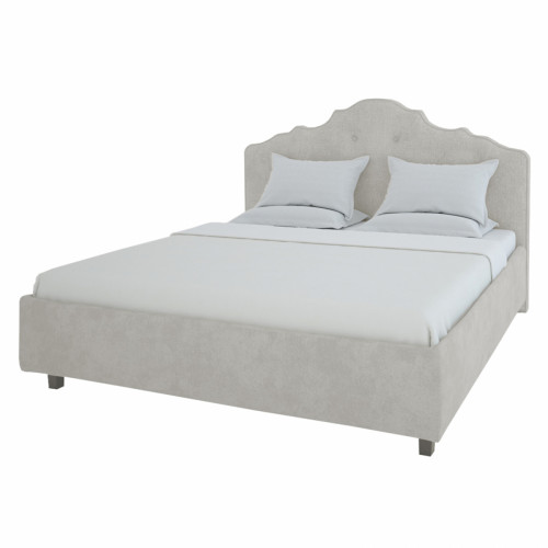 кровать большая 200х200 palace светло-бежевая в Нижневартовске