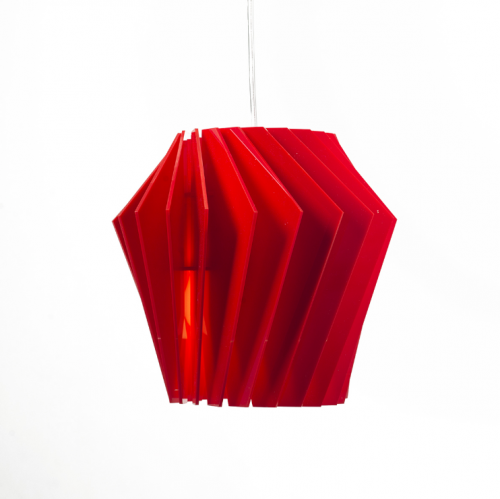 подвесной светильник турболампа большой красный в Нижневартовске