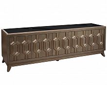 тумба под телевизор 5-ти дверная приглушенного золотого цвета в Нижневартовске