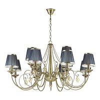 подвесная люстра odeon light niagara 3921/12 синяя в Нижневартовске