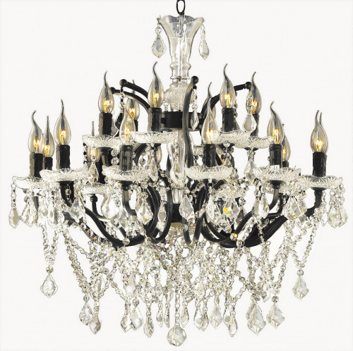 люстра avensis антик чёрная, прозрачная в Нижневартовске