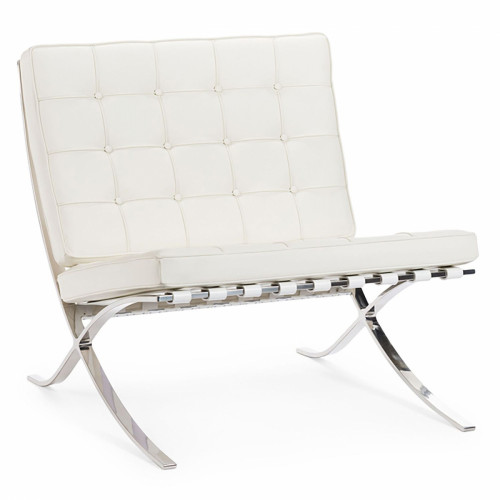 кресло barcelona 2 р белое в Нижневартовске