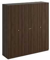 шкаф uno четырехдверный дуб с зеркалом коричневый в Нижневартовске