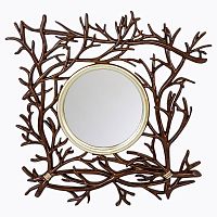 зеркало круглое большое в квадратной раме с ветками монблан в Нижневартовске