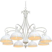 подвесная люстра arte lamp pittore a2060lm-8wg белая в Нижневартовске